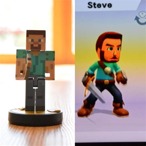 Minecraft Steve Amiibo By Logofanime On Deviantart