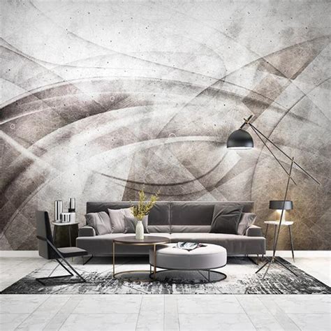 Custom Mural Wallpaper Modern Simple Abstract Lines Bvm Home