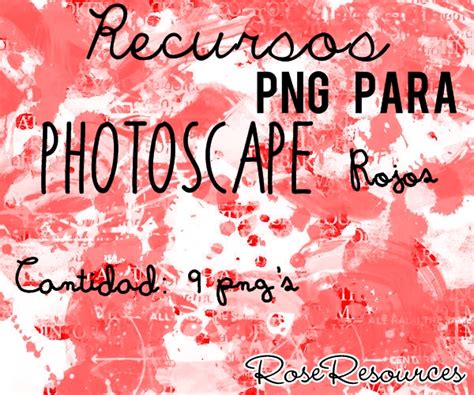 Pack De Recursos Photoscape By Roserecursos On Deviantart