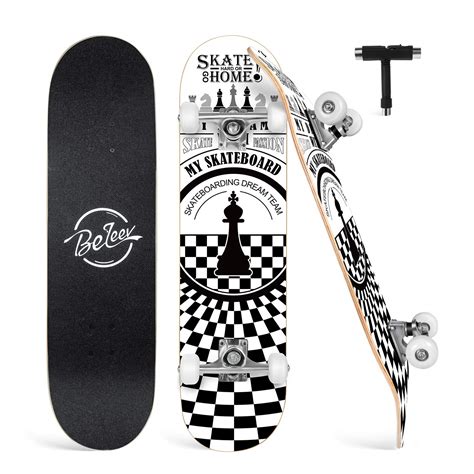 Buy Beleev Skateboard For Kids Teens Adults 31 Inch Complete Standard