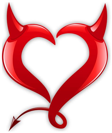 devil heart png