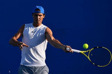 Photos Rafas First Practice Session In Brisbane Rafael Nadal Fans