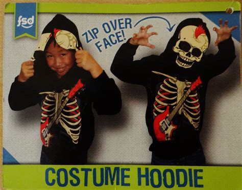 Boys Skull Zip Over Face Hoodie S Ebay