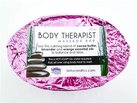Body Therapist Massage Bar Lather And Fizz
