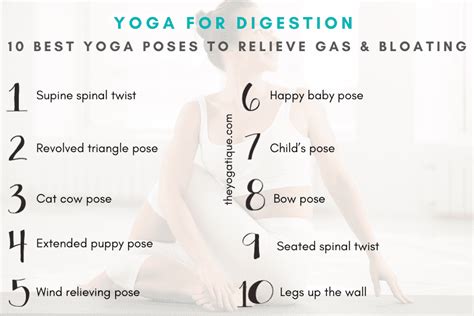 10 Best Yoga Poses For Digestion And To Relieve Gas And Bloating The Yogatique