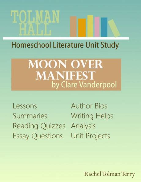 Moon Over Manifest By Clare Vanderpool A Homeschool Literature Unit