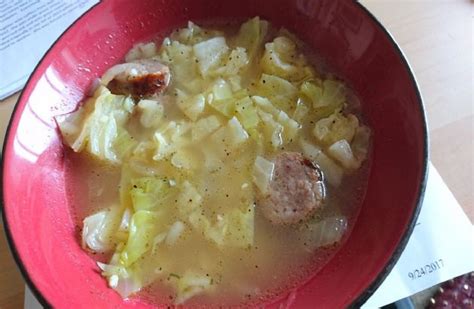Cabbage Soup With Bratwurst Recipe Sparkrecipes