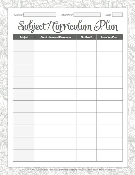 These free homeschool planner printables will be the perfect yearly additions to your homeschool mom planning notebook and family binder! Free 2016-2017 Printable Homeschool Planner - Five J's ...