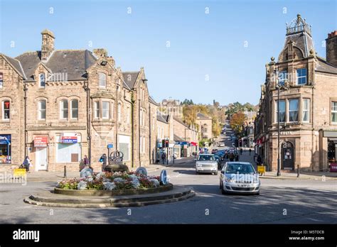 Town Centre Matlock Derbyshire England Uk Stock Photo Alamy