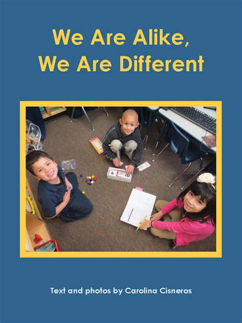 We Are Alike We Are Different Pacific Learning
