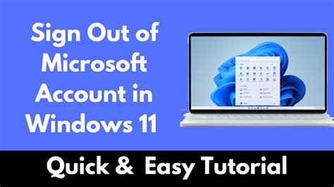 How To Sign Out Of Microsoft Account In Windows 11 Remove Microsoft