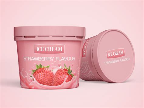 Ice Cream Packaging Design By Ohiduzzaman12 On Dribbble