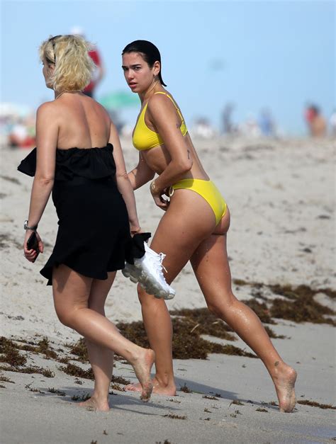 dua lipa in bikini at a beach in miami 12 31 2018 hawtcelebs