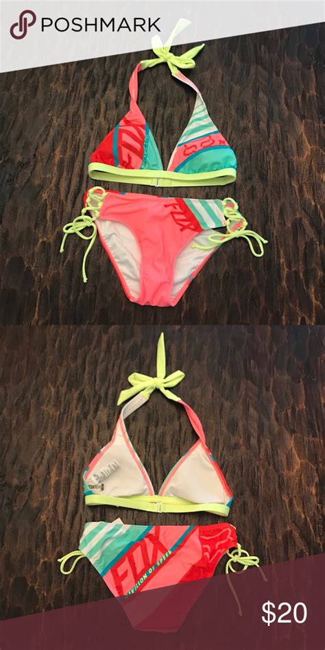 Bright Colored Fox Bikini Bikinis Fox Bikini Clothes Design