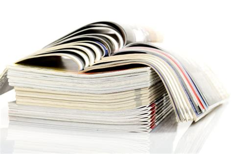 A Stack Of Magazines Stock Photo Image Of Delivery Multiple 18664084