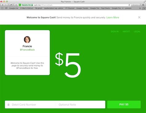 I tried different valid urls, but failed. Square Cash App Demo. How to use $Cashtags to send cash ...