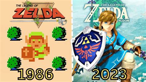 Complete Evolution Of The Legend Of Zelda Games 1986 2023 Youtube
