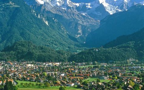 Interlaken Bernese Oberland Switzerland Hd Wallpaper Adventure