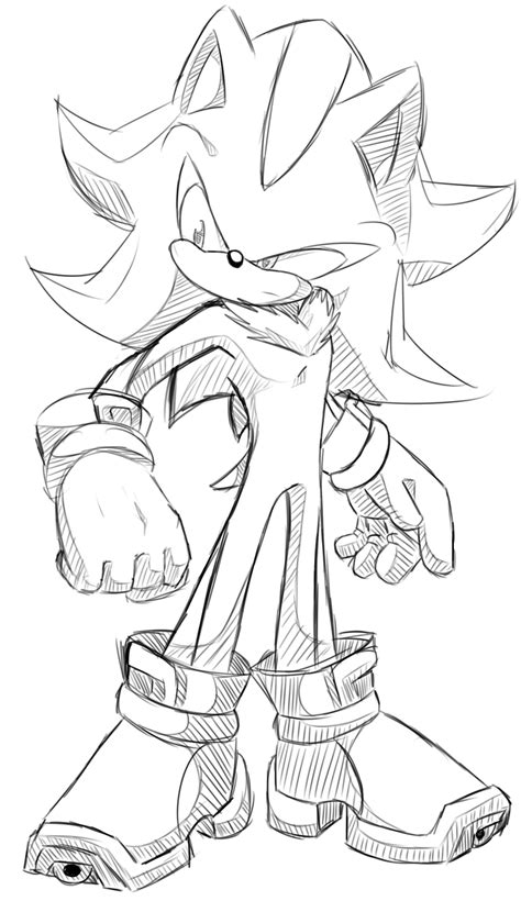 Shadow The Hedgehog Sketchy By Kyuubi83256 On Deviantart Shadow The