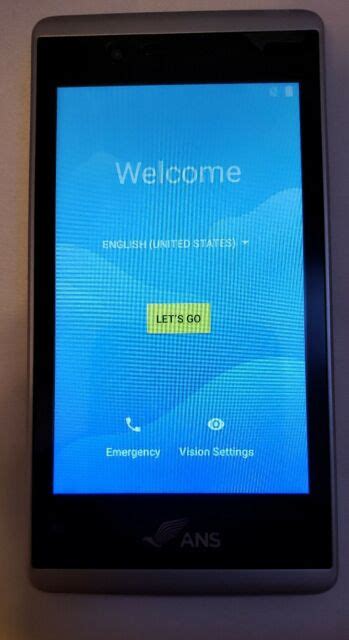 Ans Ul40 Silver Assurance Wireless Android Cellular Smart Phone Ebay