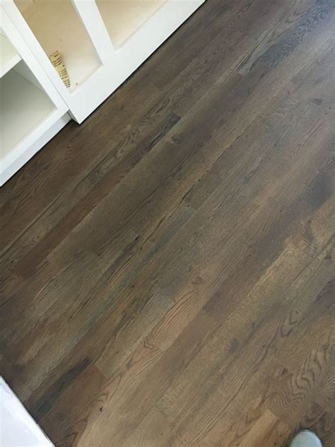 Gray Stained White Oak Floors 1 Part Ebony 2 Parts Pickled Oak