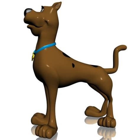 3d Model Scooby Doo 3d Rigged Vr Ar Low Poly Rigged Max Obj 3ds Fbx