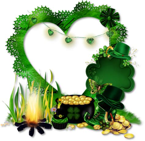 ♣ Saint Patrick Cadre Png St Patricks Day Frame Png ♣