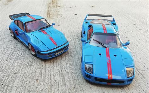 It was built from 1987 to 1992, with the lm and gte race car versions continuing production until 1994 and 1996 respectively. Ferrari F40 tamiya - Model Cars - Model Cars Magazine Forum