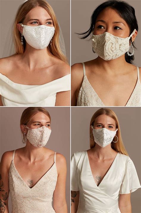 26 Fashionable Wedding Worthy Face Masks For Brides Grooms Bridal