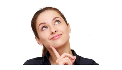 So what has thinking got to do with our personalities? Thinking Woman Clipart Chin - Person Thinking Transparent ...