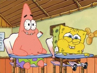 Sitting Next To Your Friend In Class Spongebob Squarepants