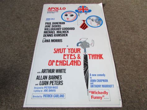 Comedy Shut Your Eyes And Think Of England Arthur White Apollo Theatre