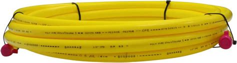 Home Flex Underground 12 In X 25 Ft Ips Yellow Polyethylene Gas Pipe