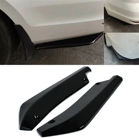 2pcs Car Black Styling Mouldings Protect Auto Anti Scratch Door Edge