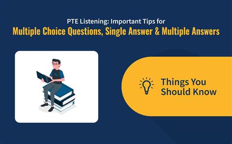 Pte Listening Important Tips For Multiple Choice Questions Single