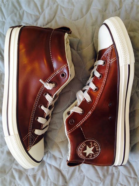Brown Leather Chuck Taylor Converse All Stars Converse Chuck Taylor Leather Leather Chuck