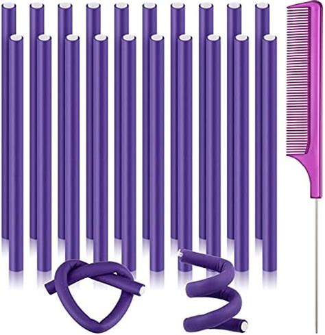 Amazon Com 50 Packs 9 5 Twist Flex Foam Hair Rollers Flexible Curing