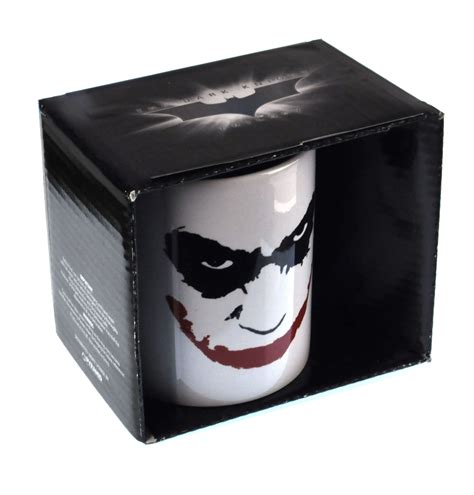 Joker Face Heath Ledger Batman Boxed Mug Pink Cat Shop