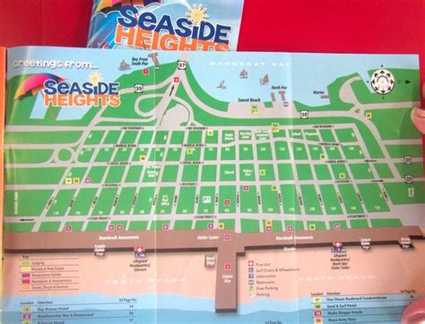 Map Of Seaside Heights Nj Maping Resources