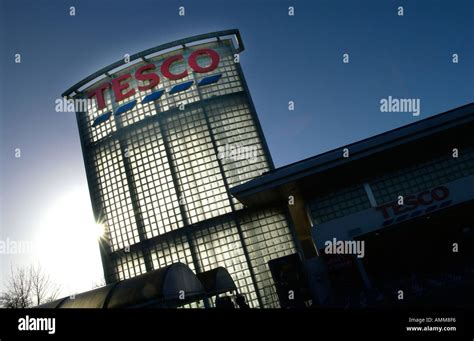 Tesco Leading Supermarket Brand Logo Hi Res Stock Photography And