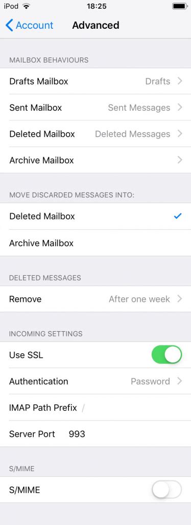 Changing Mail Account Settings On An Iphone Ipad Ipod Touch Imac Or