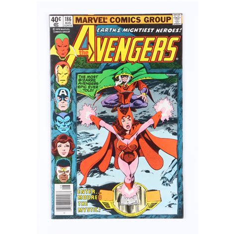 1979 The Avengers Issue 186 Marvel Comic Book Pristine Auction