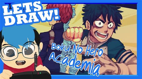 My Hero Academia Lets Draw Manga Fan Art Youtube