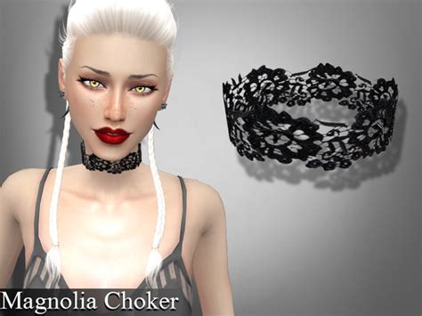 Set Lace Chokers By Genius666 At Tsr Sims 4 Updates