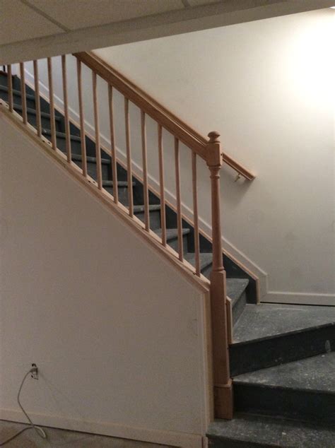 Removable Stair Railing Lake Orion Traditional Basement Detroit