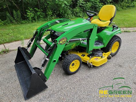2019 John Deere X738 Tractor Loader And Mower Regreen Equipment