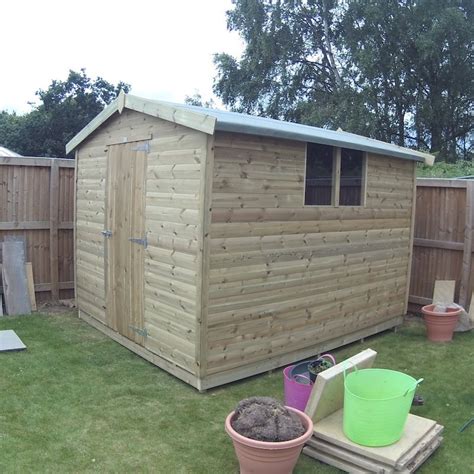 tanalised budget shed 16mm cladding — on the fence york
