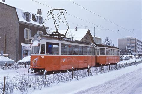 Trams In Geneva Geneva Switzerland Snow