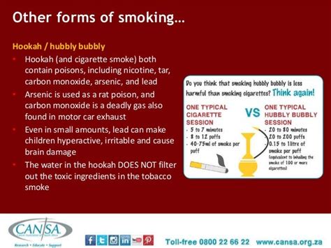 cansa know the dangers behind the smoke 2016