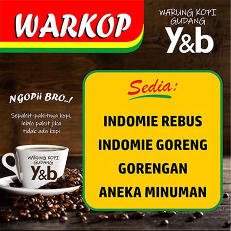 Banner Warkop Spanduk Warkop Lazada Indonesia